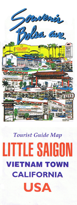 BROCHURE LITTLE SAIGON TOURIST GUIDE MAP